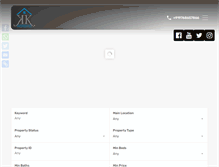Tablet Screenshot of kkproperties.in